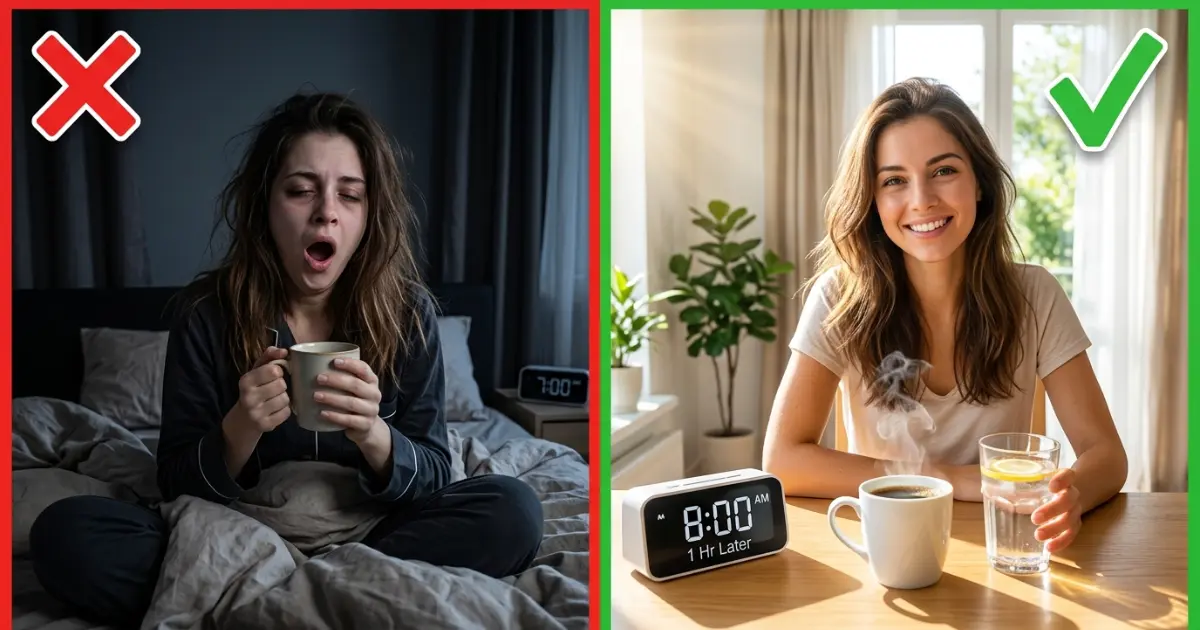 Imagem ilustrativa do artigo: Pare de tomar café ao acordar: veja o horário exato para beber