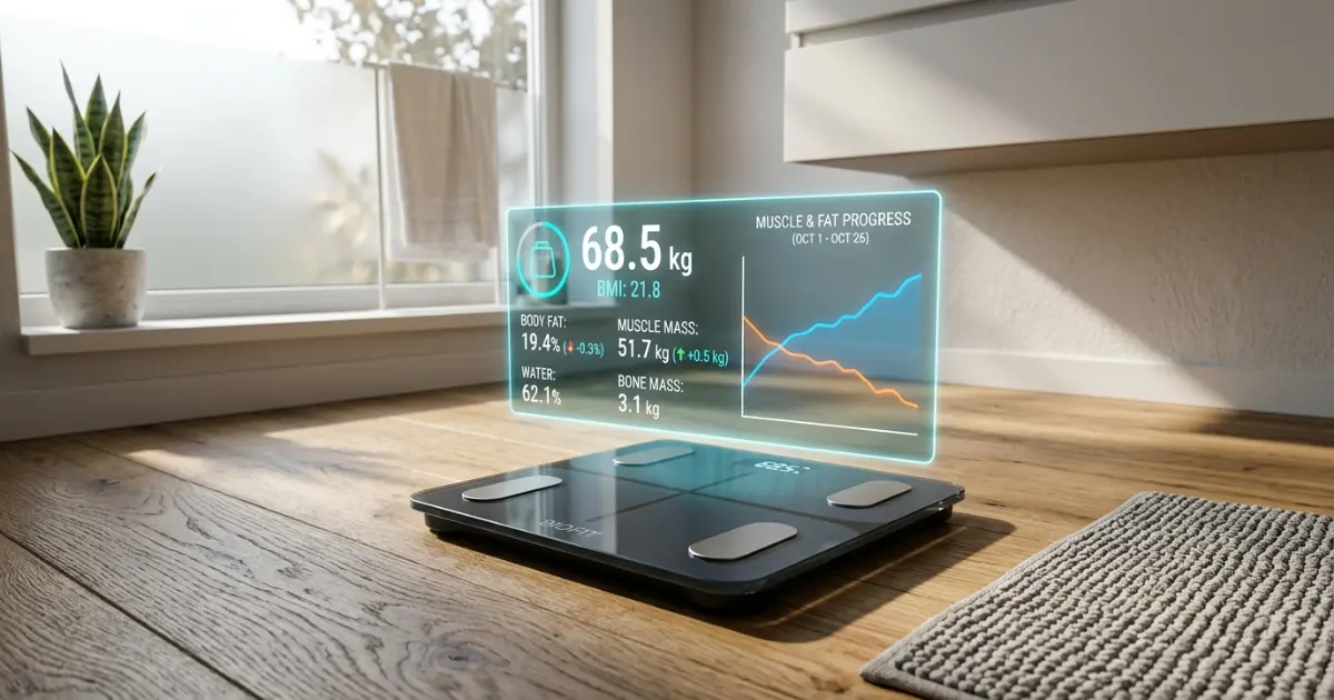 Imagem ilustrativa do artigo: As 5 Melhores Balanças de Bioimpedância para Ter em Casa em 2026