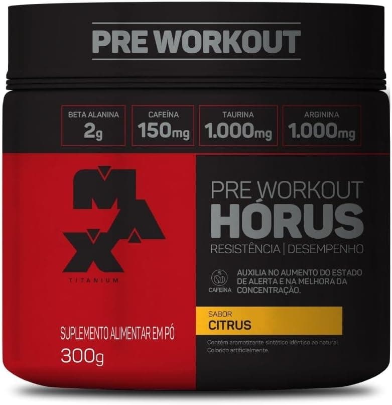 Max Titanium — Hórus Pre-Workout (300g)
