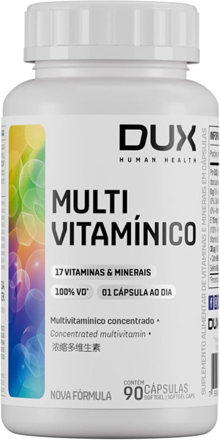 Dux Nutrition Lab — Multivitamínico (Pote 90 cápsulas)
