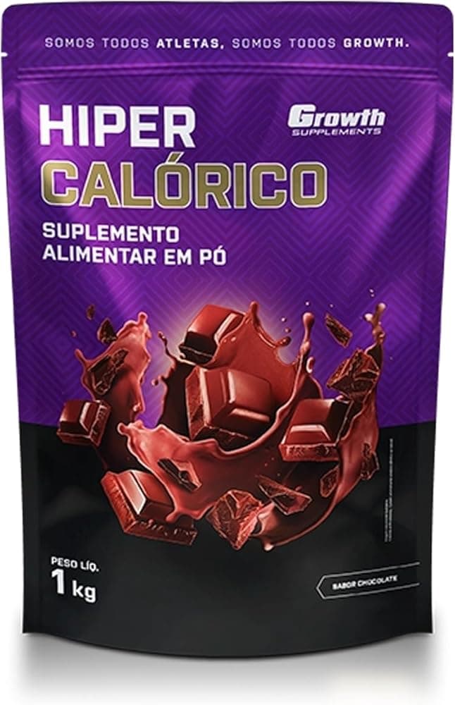 Hipercalórico Growth Supplements (Sabor Chocolate, 1KG)